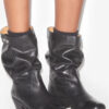 Ademe Biker Stil Deri Botlar