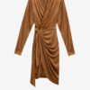 Aleora Suni Süet Wrap-Over Elbise Aleora Suni Süet Wrap-Over Elbise