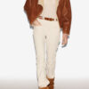 Blondine Shearling Kuzu Derisi Ceket