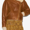 Blondine Shearling Kuzu Derisi Ceket