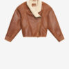Blondine Shearling Kuzu Derisi Ceket