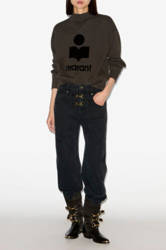 Brinley Yüksek Bel Denim Pantolon