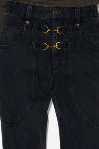 Brinley Yüksek Bel Denim Pantolon