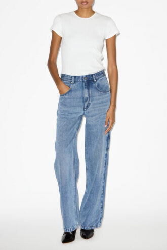 Bymara Akıcı Bol Kesim Denim Kot Pantolon