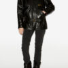 Caitlyn Biker Stil Deri Ceket