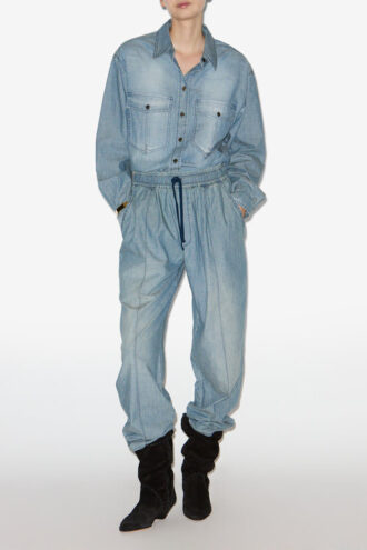 Catalia Akıcı Chambray Pantolon