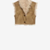 Clara Suni Shearling Koyun Derisi Yelek