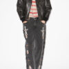 Crisley Suni Deri Bomber Ceket