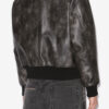 Crisley Suni Deri Bomber Ceket