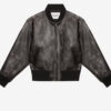 Crisley Suni Deri Bomber Ceket