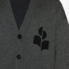 Curtis Logo’lu Yün ve Pamuklu Hırka
