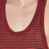 Darius Çizgili Keten Tank Top