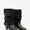 Darner Buckle Süet Deri Botlar