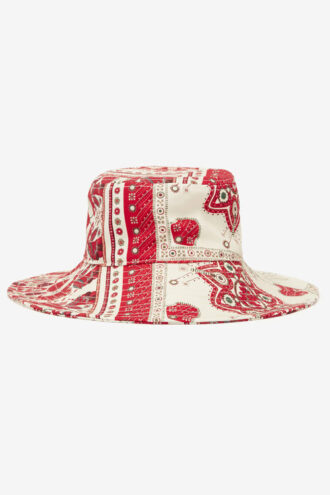 Delya Pamuklu Bandana Desenli Şapka