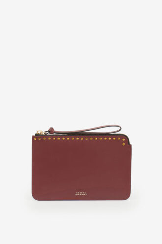 Düz Kese Deri Clutch Çanta