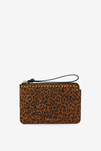 Düz Kese Deri Clutch Çanta