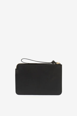 Düz Kese Deri Clutch Çanta