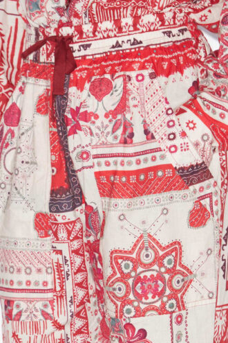 Fedora Pamuklu Voile Bandana Desenli Pantolon
