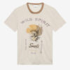 Honore Baskılı Keten T-Shirt