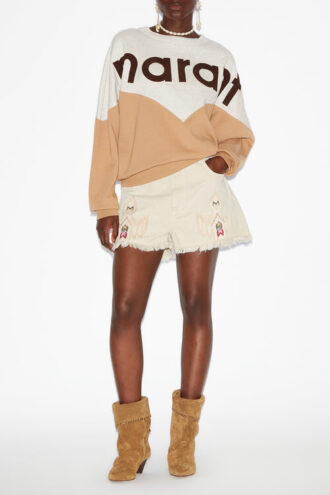 Houston Pamuklu Logo Sweatshirt