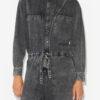 Idany Pamuklu Denim Uzun Kollu Tulum