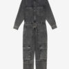 Idany Pamuklu Denim Uzun Kollu Tulum