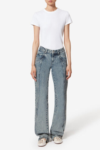 Jaylis Yıkanmış Denim Bootcut Jean