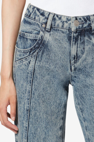 Jaylis Yıkanmış Denim Bootcut Jean