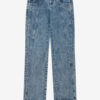 Jaylis Yıkanmış Denim Bootcut Jean