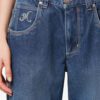 Jeyda Üst Dikişli Denim Kot Pantolon