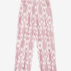 Joanny Bol Kesim Denim Ikat Desenli Kot Pantolon