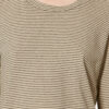 Kaaron Çizgili Pamuk ve Keten T-Shirt