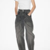 Kapitone Detaylı Catarina Denim Jean