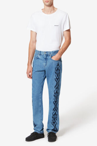Lewys 5 Cepli Nakışlı Denim Kot Pantolon