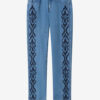 Lewys 5 Cepli Nakışlı Denim Kot Pantolon