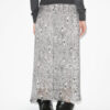 Lisanne Burnout Kadife Midi Etek Lisanne Burnout Kadife Midi Etek