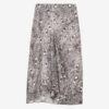 Lisanne Burnout Kadife Midi Etek Lisanne Burnout Kadife Midi Etek