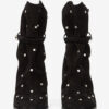 Lolya Rhinestones Süet Deri Botlar