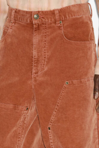 Lorson Geniş Paça Kadife Pantolon