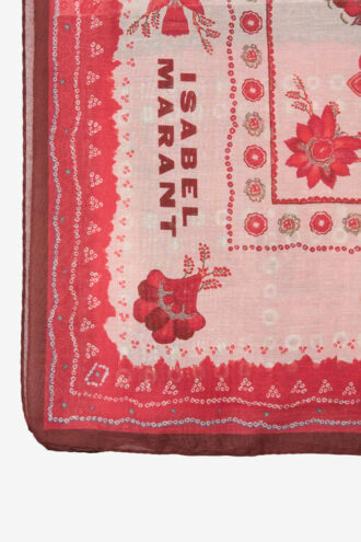 Luana Pamuk ve İpek Bandana Desenli Pareo