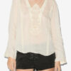 Luna Nakışlı Ramie Bluz
