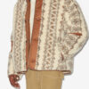 Madeo Çift Taraflı Baskılı Shearling Stil Ceket