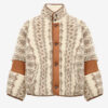 Madeo Çift Taraflı Baskılı Shearling Stil Ceket