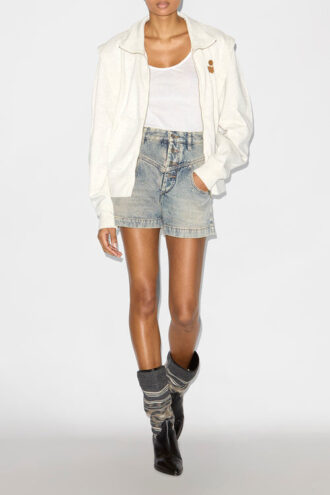 Madilia Fermuarlı Jersey Sweatshirt