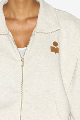 Madilia Fermuarlı Jersey Sweatshirt