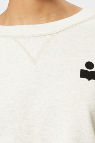 Margo Kısa Logo Baskılı Sweatshirt
