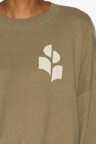 Marisans Pamuk ve Yün Logo Sweatshirt