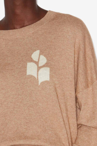 Marisans Pamuk ve Yün Logo Sweatshirt