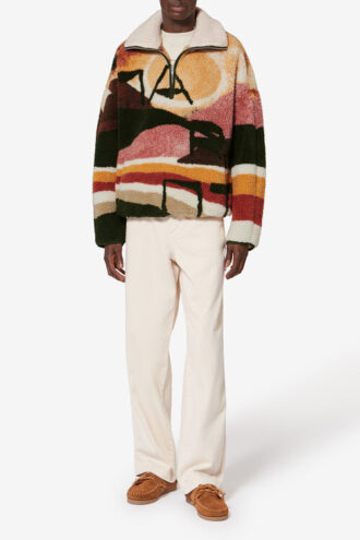 Marley Desert Print Fleece Ceket