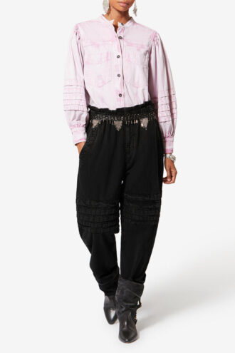 Mellya Soluk Chambray Havuç Pantolon